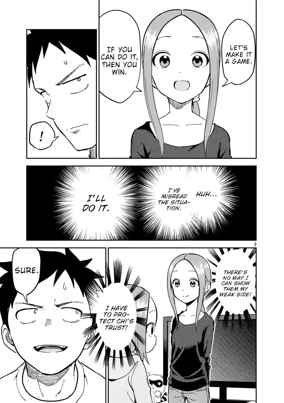 Karakai Jouzu no (Moto) Takagi-san Chapter 217 3